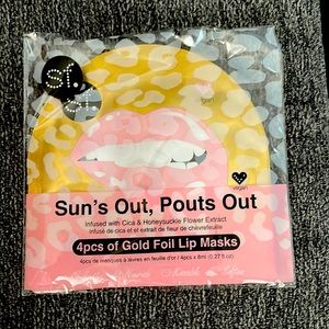 Unopened SF glow gold foil lip masks - 4-pack! FFF!